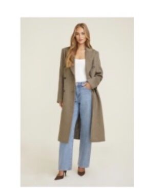 Dynamite Long Tan Trench Coat
